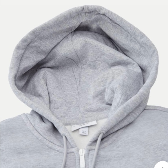 LACOSTE MEN'S CLASSIC FIT BRANDED STRIPES ZIP-UP HOODIE - GRAY - SMALL - Picture 5 of 11